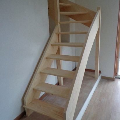 Escalier quart tournant